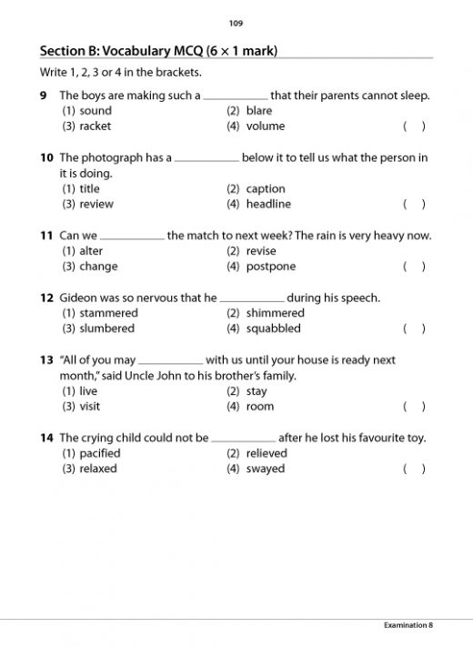 Primary 3 English Practice Papers | CPD Singapore Education Services ...