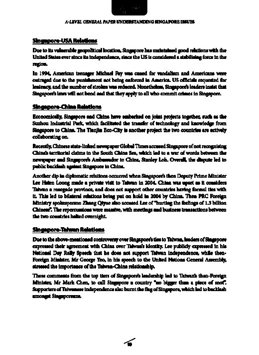 A-Level General Paper: Understanding Singapore Issues - CPD Singapore ...
