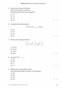 P3 Math Companion Workbook 3 to print 11