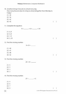P3 Math Companion Workbook 3 to print 12