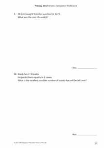 P3 Math Companion Workbook 4 to print 27