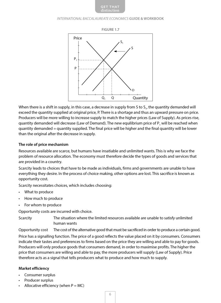 International Baccalaureate (IB) Economics Guide and Workbook - CPD ...