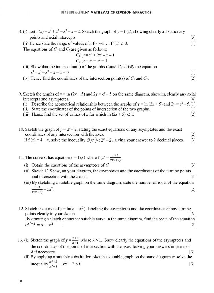 Key Guide A-Level H1 Mathematics - CPD Singapore Education Services Pte Ltd