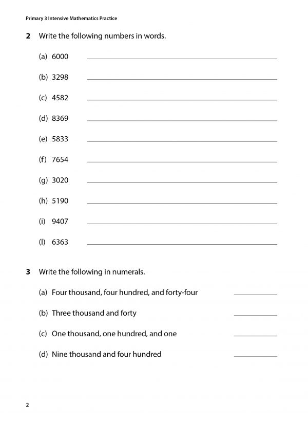 Primary 3 Intensive Mathematics Practice - CPD Singapore Education ...