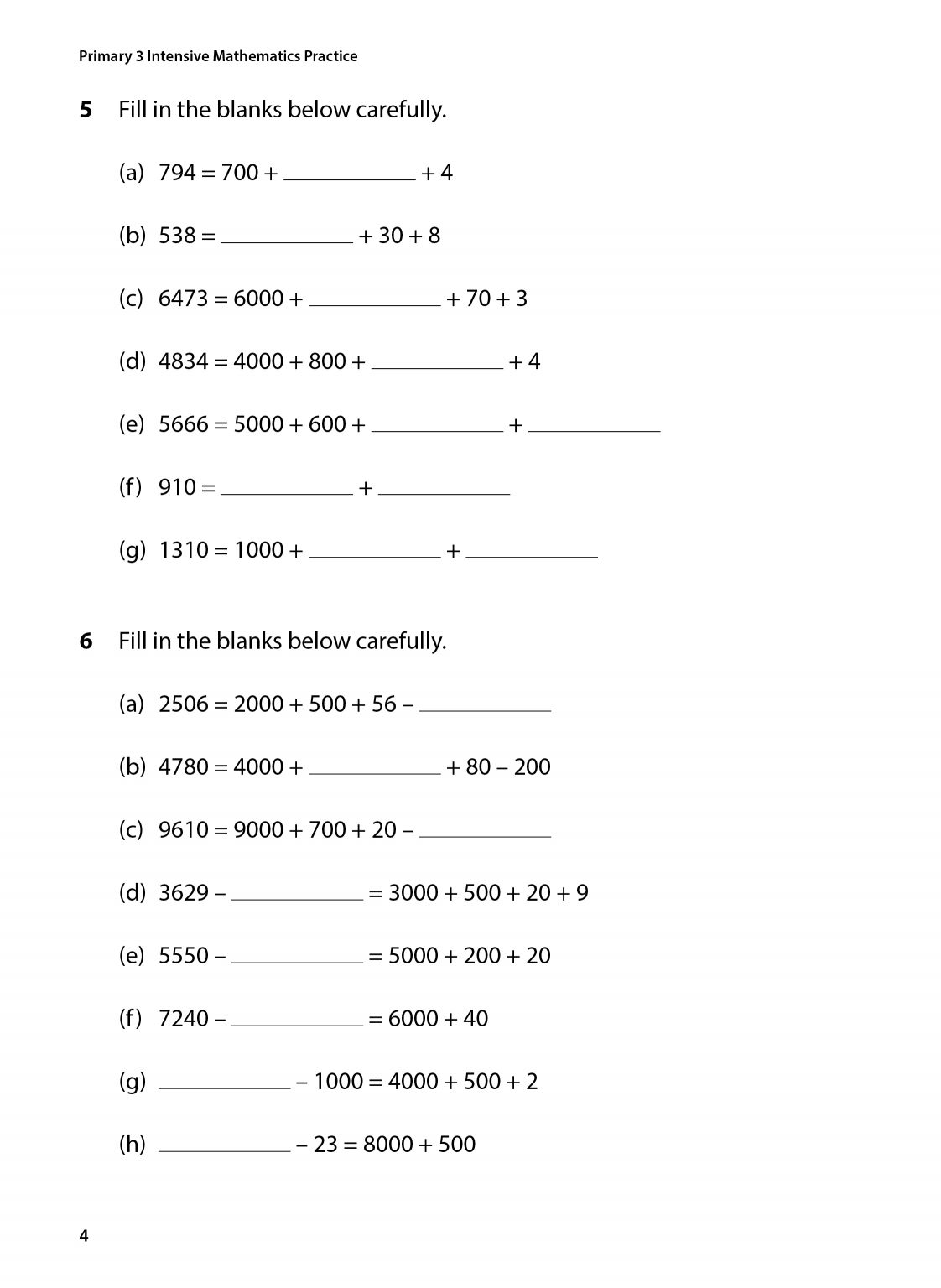 Primary 3 Intensive Mathematics Practice - CPD Singapore Education ...