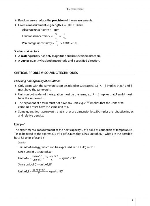 A-Level Physics Key Revision Notes with Answering Techniques - CPD ...