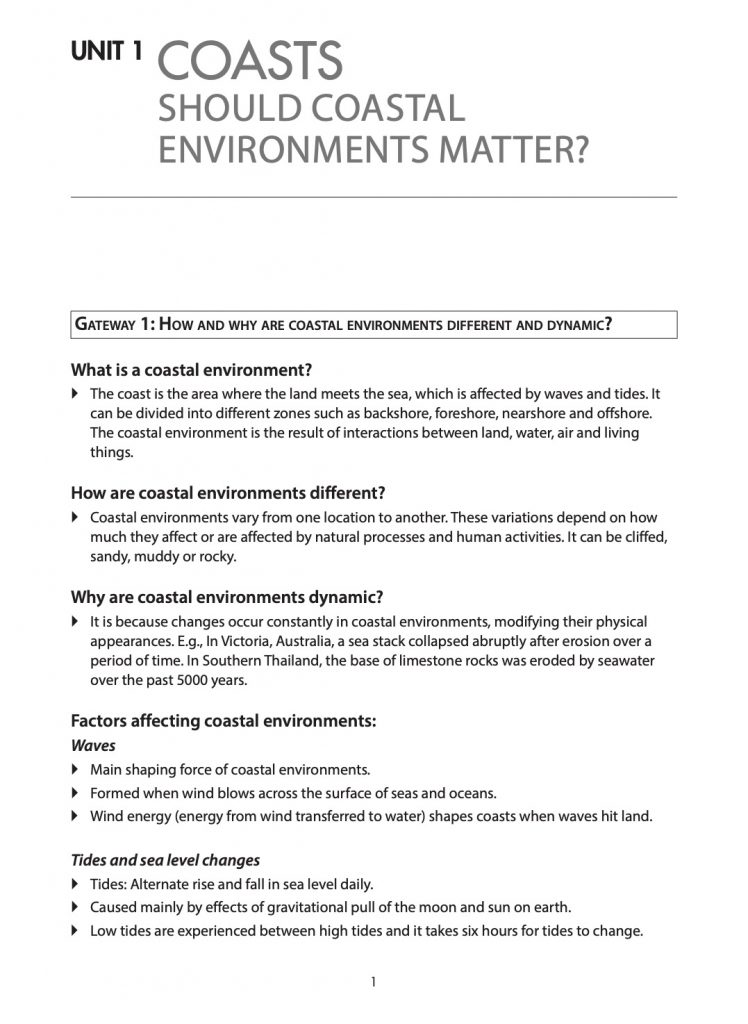 Ace Your O-Level Geography Elective Key Revision Notes - CPD Singapore ...
