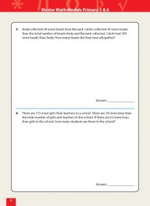 Master Math Models Primary 5 & 6 Book 1 Whole Numbers and Fractions ...
