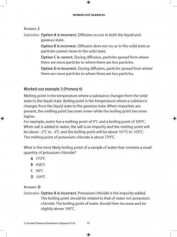 Science Olympiad Primary 3 & 4 Guide and Practice Book CPD Singapore