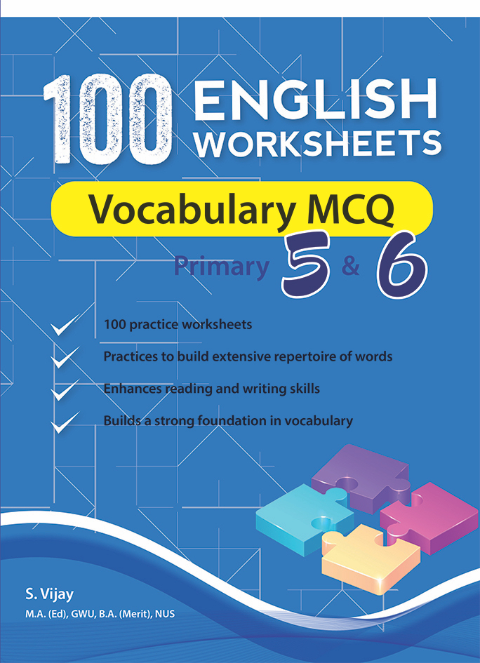 100 English Worksheets Vocab MCQ