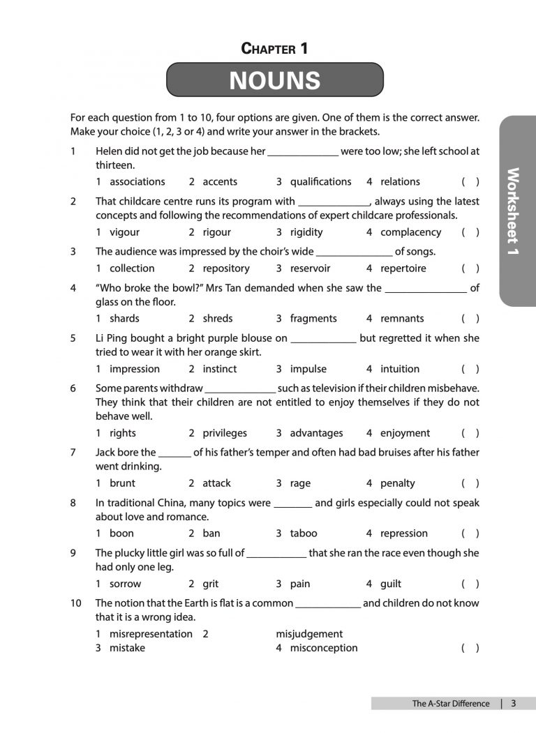 The A-Star Difference Primary 6 English Vocabulary - CPD Singapore ...