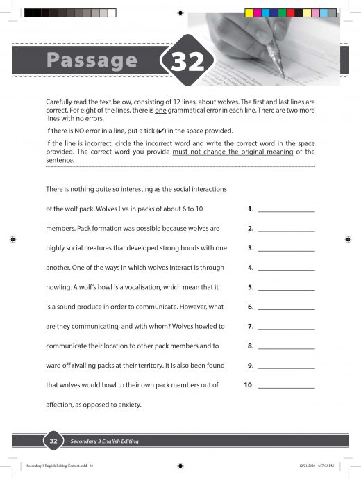 Secondary 3 english editing cpd singapore education services pte ltd