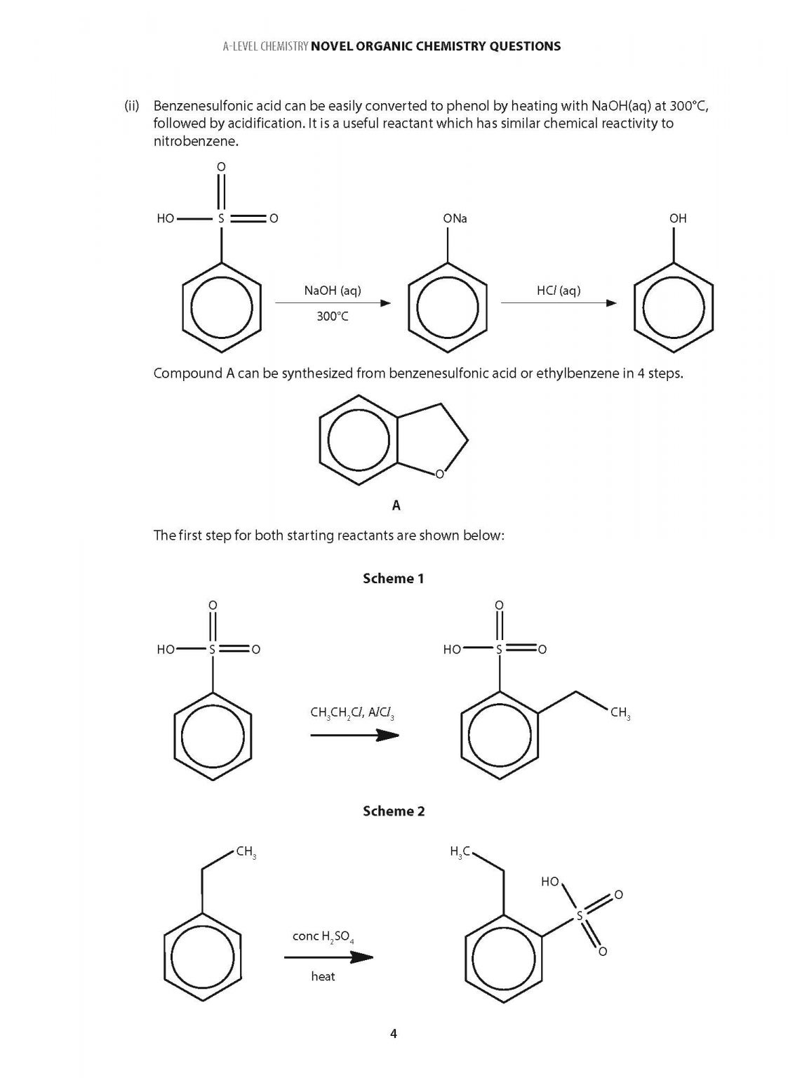 A-Level Chemistry Novel Organic Chemistry Questions - CPD Singapore ...