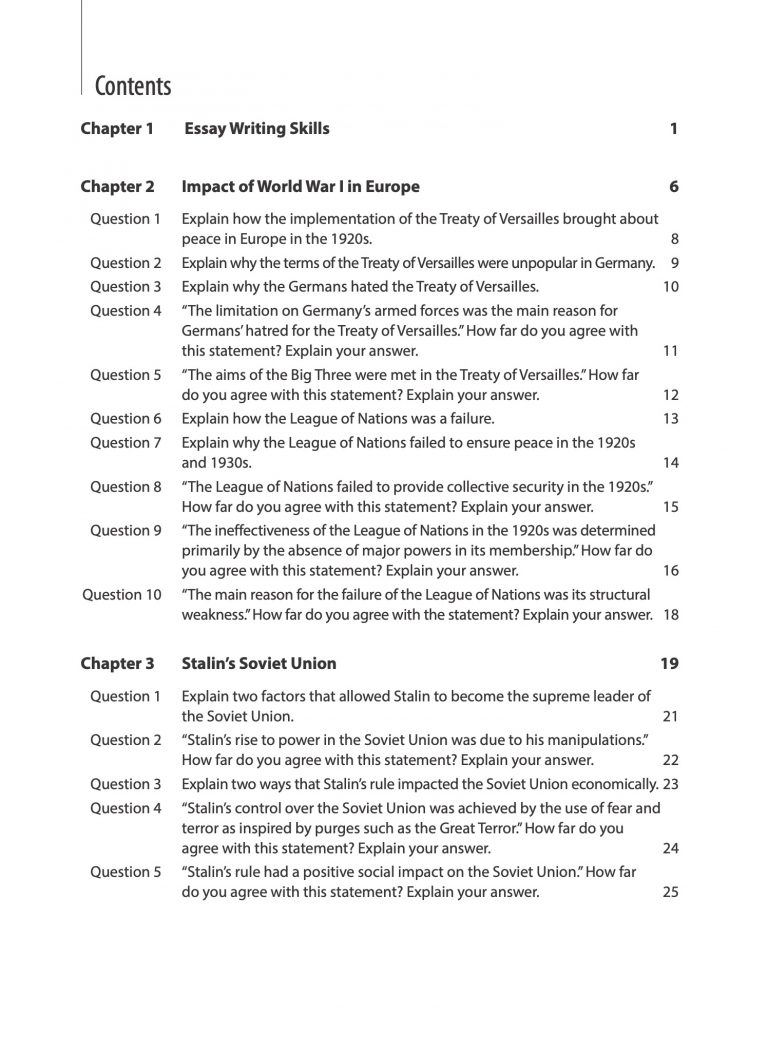 GCE O-Level History Model Answers to Key Topics - CPD Singapore ...