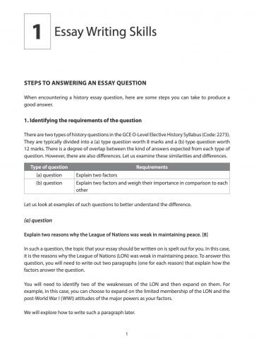 GCE O-Level History Model Answers to Key Topics - CPD Singapore ...