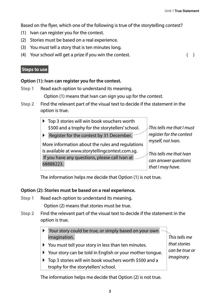 Primary 6 English Mastering Visual Text Comprehension and Comprehension ...