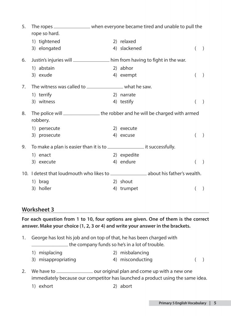 The A-Star Difference Primary 5 English Vocabulary - CPD Singapore ...