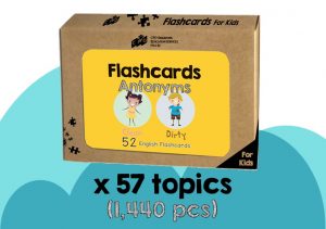 English Flash cards Set