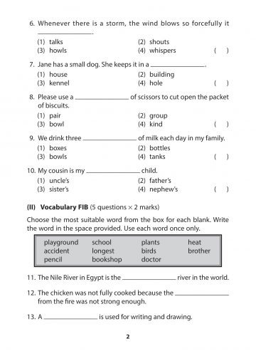 Head Start Programme K2 Challenging English Practice Papers for Higher ...