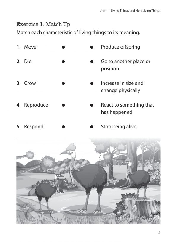 Headstart Science Primary 1 & 2 Book1 Sample Page3
