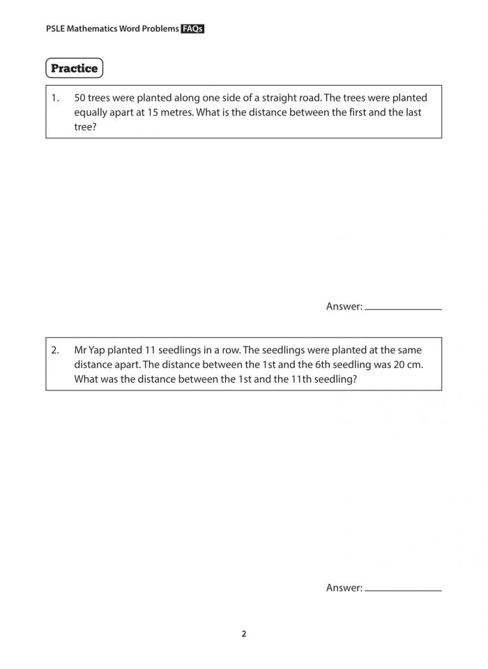 PSLE Mathematics Word Problems – FAQs - CPD Singapore Education ...