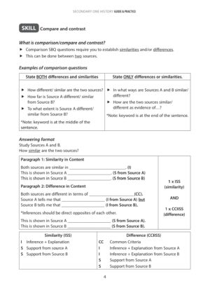 Secondary One History Guide & Practice - CPD Singapore Education ...