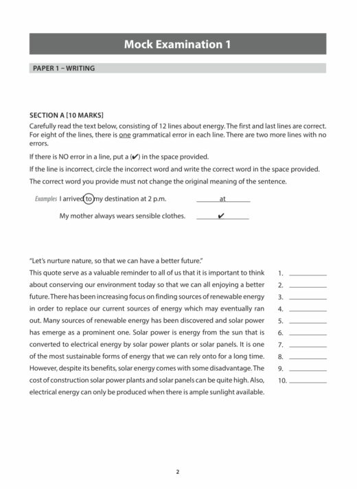 Ace Your OLevel English Mock Examination Papers 1 & 2 CPD Singapore