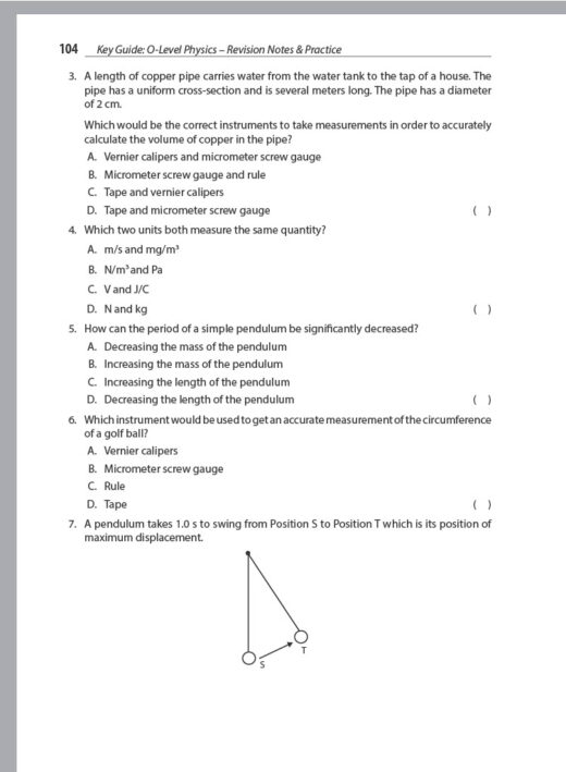 Key Guide O-Level Physics - Revision Notes & Practice - CPD Singapore ...