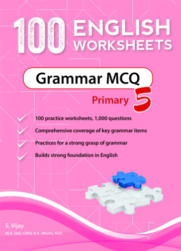 100 English Worksheets Primary 5: Grammar MCQ - CPD Singapore Education ...