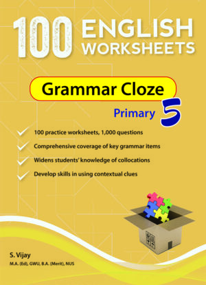 English Worksheets P5 Grammar Cloze