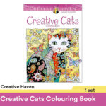 Creative Haven Creative Cats Colouring Book