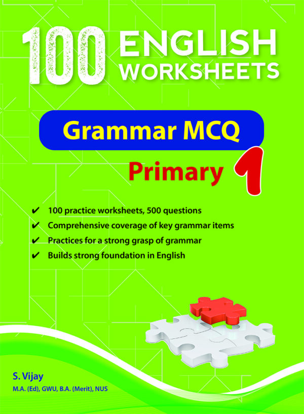 100 English Worksheets Primary 1 Grammar