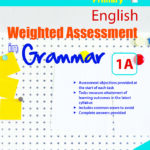 Primary 1 English Weighted Assessment in Grammar 1A cover