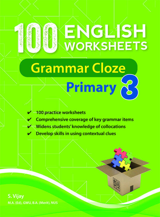 100 English Worksheets Primary 3 – Grammar Cloze - CPD Singapore ...