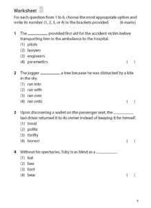 100 English Worksheets Primary 3 – Vocabulary MCQ - CPD Singapore ...