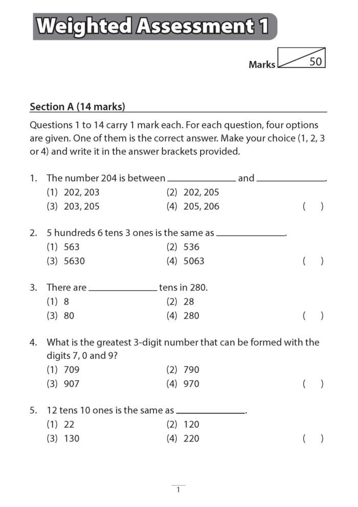 Primary 2 Mathematics Weighted Assessments - CPD Singapore Education ...