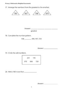 Primary 2 Mathematics Weighted Assessments - CPD Singapore Education ...