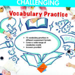 Primary 1 English English Challenging Vocabulary Practice