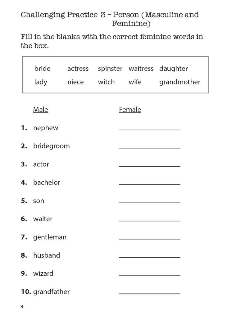 Primary 1 English English Challenging Vocabulary Practice - CPD ...