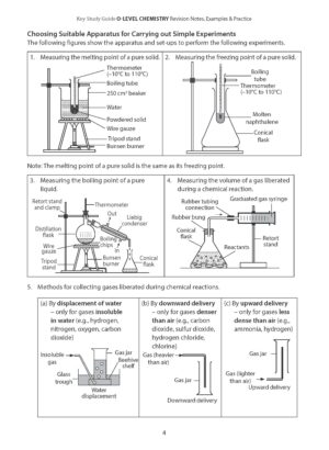 Key Study Guide: O-Level Chemistry Volume 1 Revision Notes, Worked ...