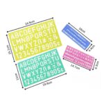 Alphabets and Numbers Stencil Set