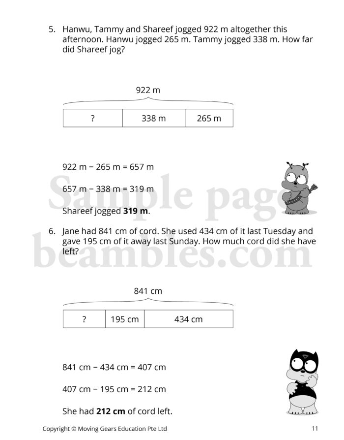 Beambles Mathematics Step-By-Step Bar Model Method P3 Book 2 - CPD ...