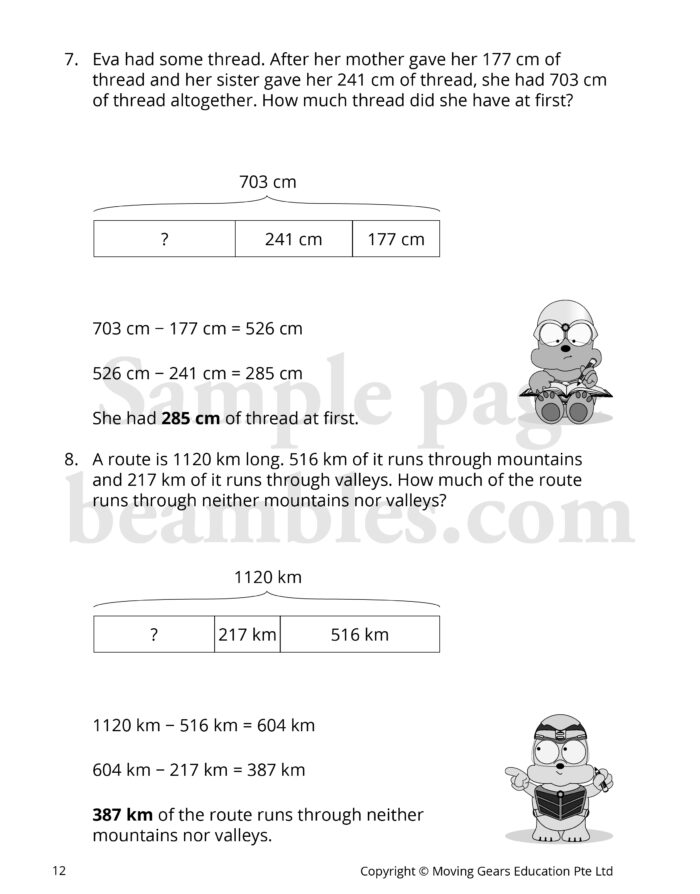 Beambles Mathematics Step-By-Step Bar Model Method P3 Book 2 - CPD ...