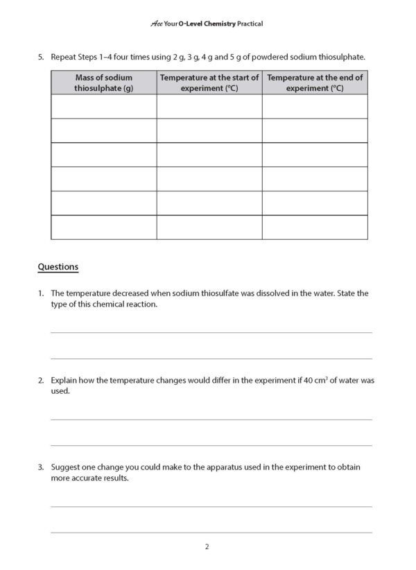 Ace Your O-Level Chemistry Practical - Image 11