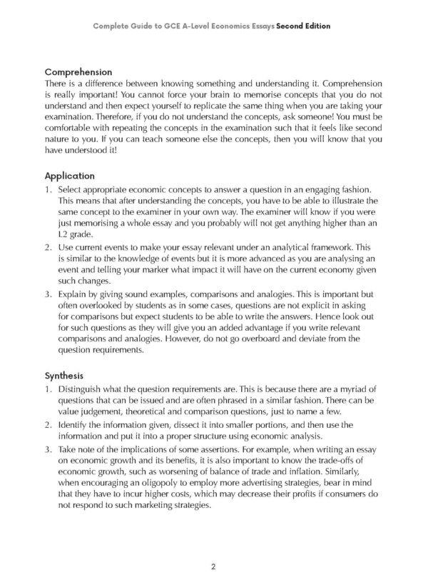 Complete Guide to GCE A-Level Economics Essays (Second Edition) - Image 9