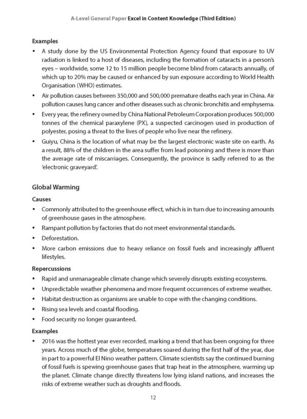 A-Level General Paper Excel in Content Knowledge (Third Edition) - Image 7