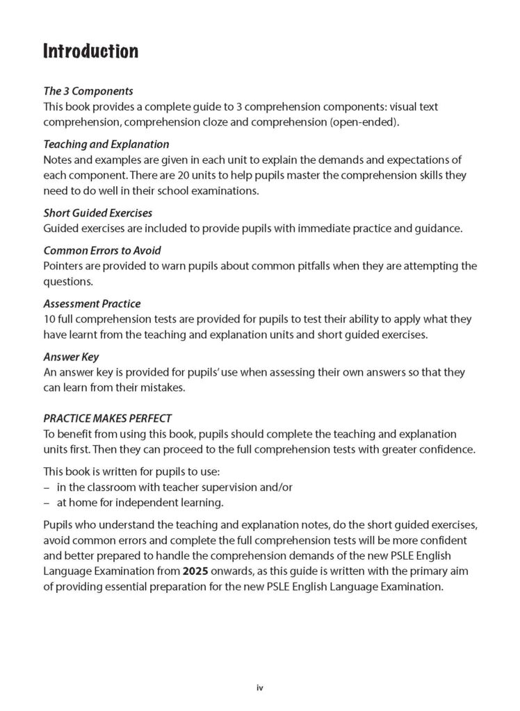 Primary 6 English Master Your Comprehension Skills - CPD Singapore ...