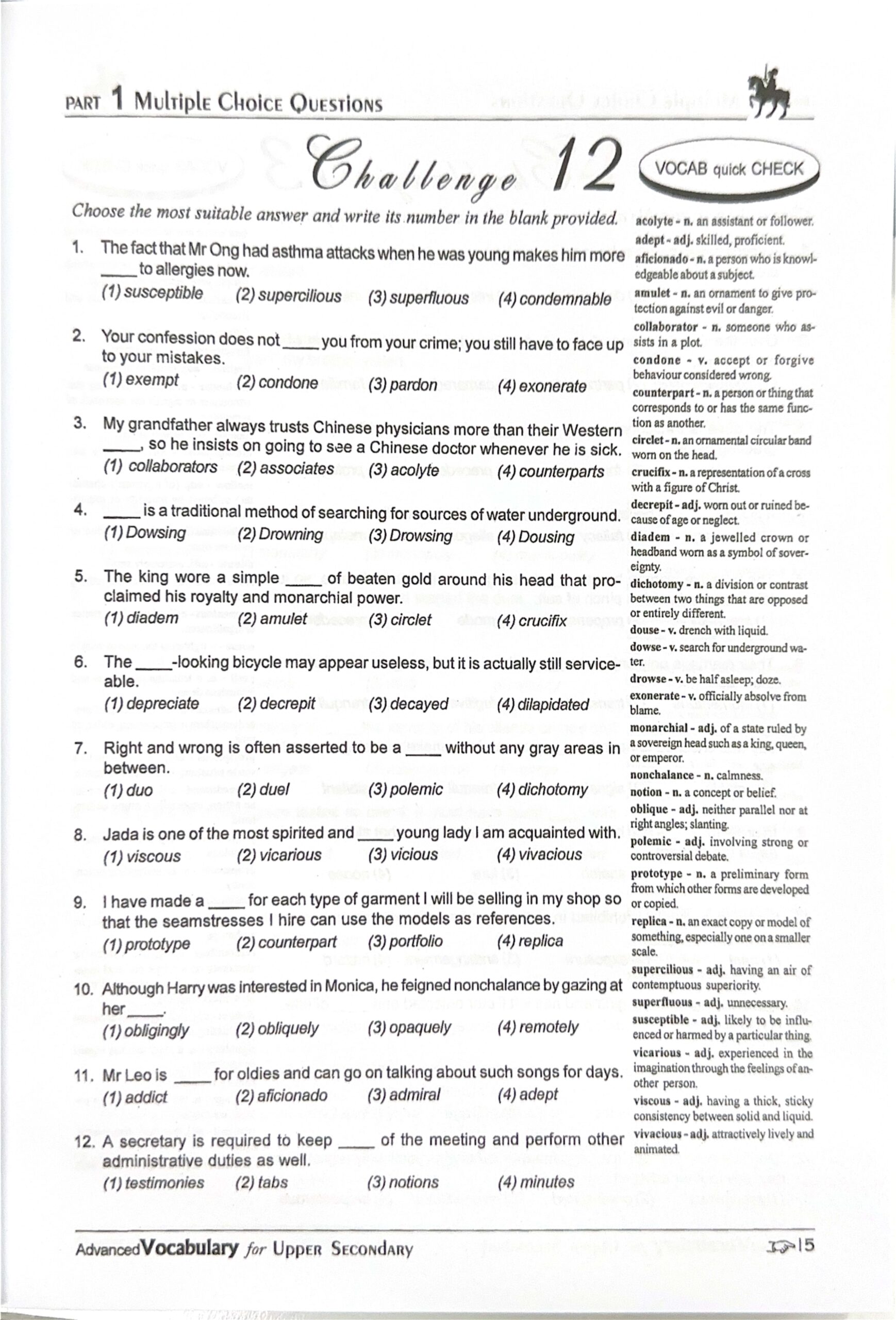 Upper Secondary Advanced Vocabulary - Image 3