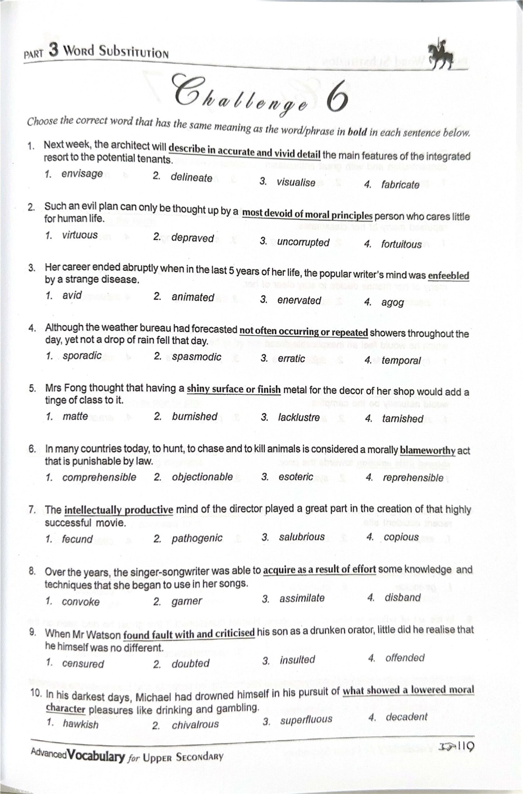 Upper Secondary Advanced Vocabulary - Image 5
