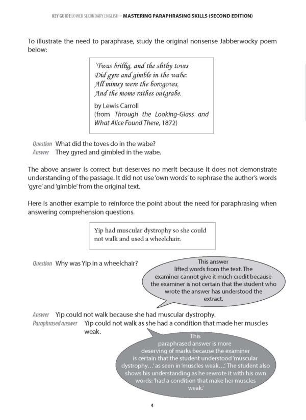 Key Guide Lower Secondary English: Mastering Paraphrasing Skills (Second Edition) - Image 6